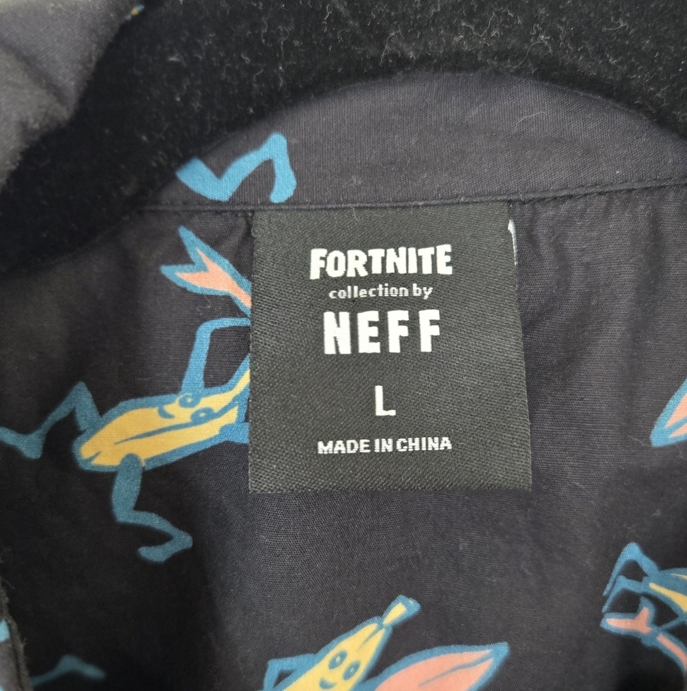 Fortnite Neff Black Shirt with Surfing Banana - Picture 2 of 3